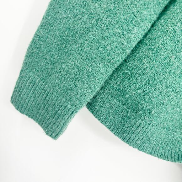 Madewell Womens Haskell Wool Blend Crop Cardigan Sweater Coziest Textured Yarn S - Picture 6 of 9